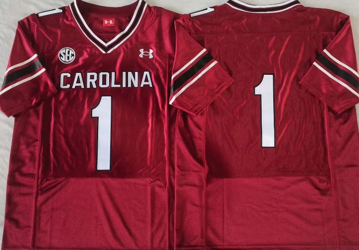 Men South Carolina Gamecocks #1 No Name Red Elite 2025 NCAA Jersey